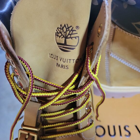 louis viton vs timbaland size 9,5 mens boots - Picture 8 of 11